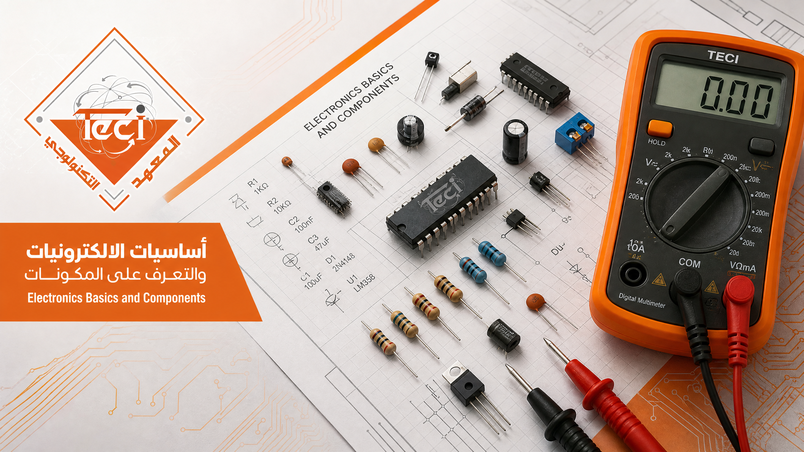 أساسيات الإلكترونيات والتعرف على المكونات
